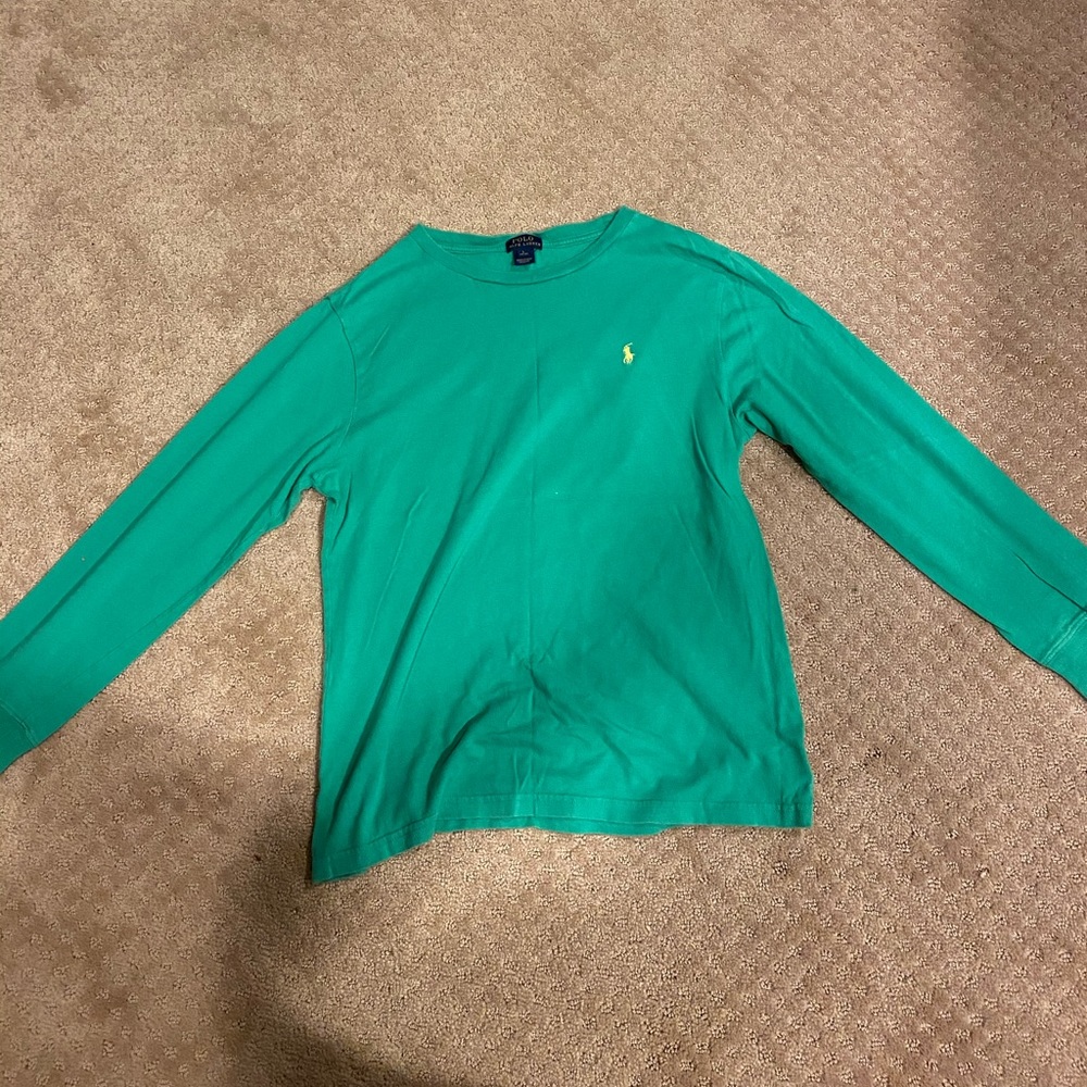 Youth Long sleeve polo t-shirt